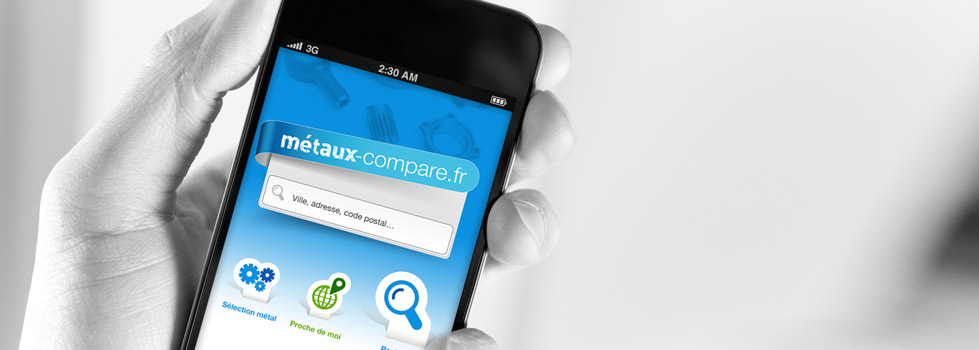 App Iphone : Annuaire Métaux-compare.fr